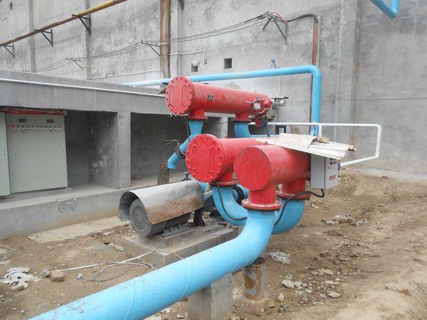 自動清洗過濾器和我們連起手來  共同處理污水排